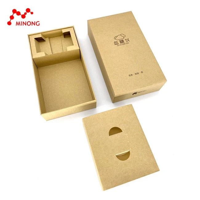 Kraft Paper Box For Blood Glucose Meter china customized